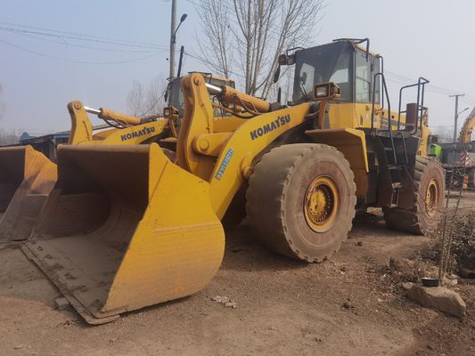 كوماتسو WA500 6 عجلات محملة مستعملة WA600-6 كفاءة الوقود للبناء