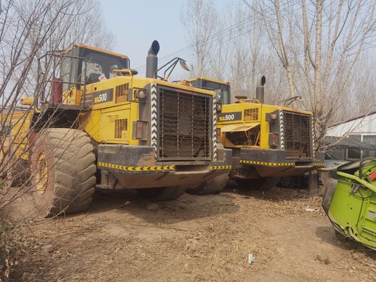 كوماتسو WA500 6 عجلات محملة مستعملة WA600-6 كفاءة الوقود للبناء