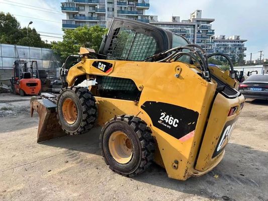 CAT 246C اللون الأصلي المستخدمة محمولة القيادة السحابية السلامة والدقة في حالة جيدة