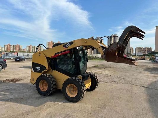 CAT 246C اللون الأصلي المستخدمة محمولة القيادة السحابية السلامة والدقة في حالة جيدة
