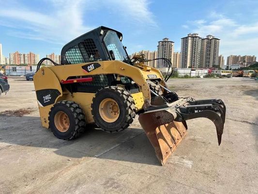 CAT 246C اللون الأصلي المستخدمة محمولة القيادة السحابية السلامة والدقة في حالة جيدة