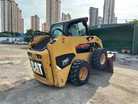 CAT 246C اللون الأصلي المستخدمة محمولة القيادة السحابية السلامة والدقة في حالة جيدة