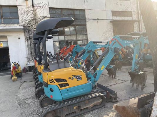 اللون الأصلي مستخدم حفر Kobelco U17 كفاءة عالية للعمل في الداخل