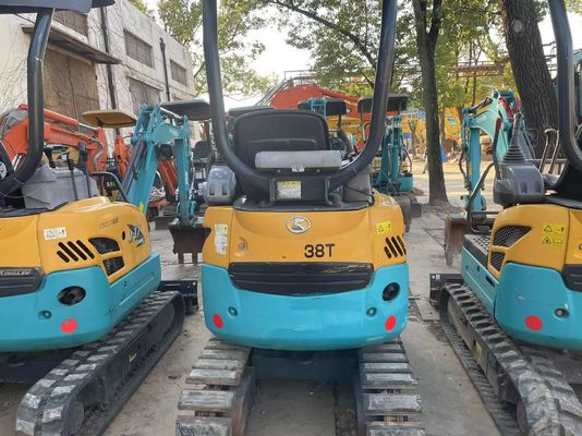 اللون الأصلي مستخدم حفر Kobelco U17 كفاءة عالية للعمل في الداخل