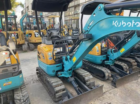 اللون الأصلي مستخدم حفر Kobelco U17 كفاءة عالية للعمل في الداخل