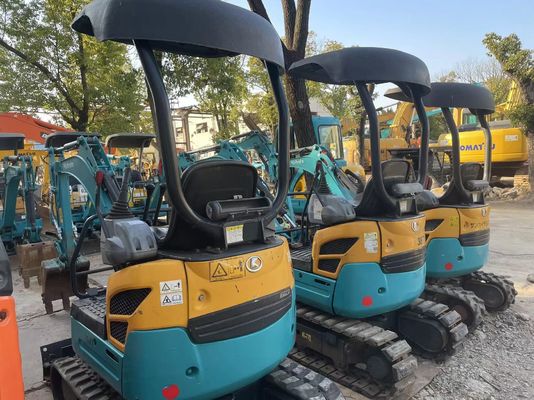 اللون الأصلي مستخدم حفر Kobelco U17 كفاءة عالية للعمل في الداخل