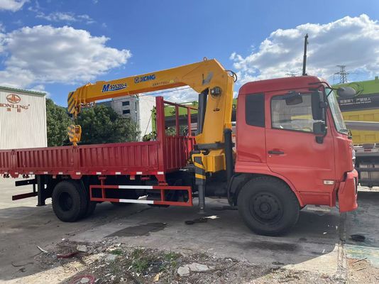 8 طن شاحنة XCMG SQS200-4 صعود رافعة مستعملة مع شاحنة دونغفينغ 2019 سنة