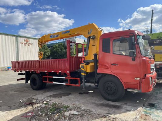 8 طن شاحنة XCMG SQS200-4 صعود رافعة مستعملة مع شاحنة دونغفينغ 2019 سنة