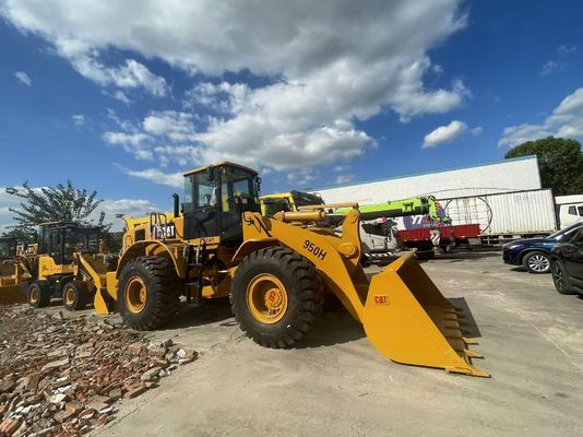 CAT 950H محمول عجلات مستعمل موقع بناء محمول أمامي مستخدم في أفريقيا