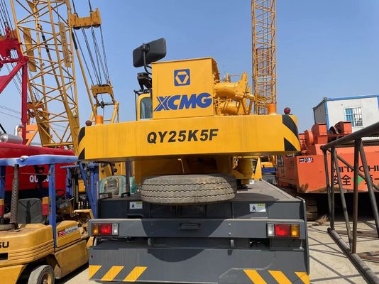 2021 سنة شاحنة رافعة مستعملة XCMG QY25K5F عملية السلامة رافعة متنقلة 25 طن