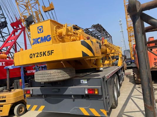 2021 سنة شاحنة رافعة مستعملة XCMG QY25K5F عملية السلامة رافعة متنقلة 25 طن