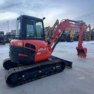 اليابان الأصلية Kubota U55-4 الحفرة المصغرة المستخدمة للبيع/ Kubota Mini Excavator المستخدمة للبيع