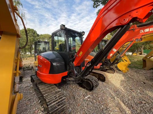 إعادة طلاء اللون المستخدم Kubota KX163-5 الحفرة الزحفية المصغرة في حالة ممتازة/حفرة Kubota مع محرك EPA وذراع التأرجح