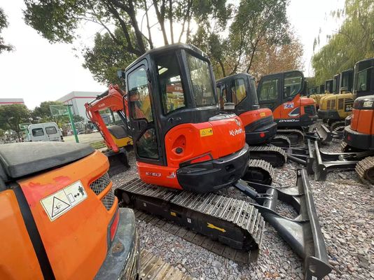 إعادة طلاء اللون المستخدم Kubota KX163-5 الحفرة الزحفية المصغرة في حالة ممتازة/حفرة Kubota مع محرك EPA وذراع التأرجح