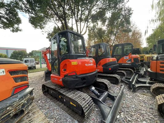 إعادة طلاء اللون المستخدم Kubota KX163-5 الحفرة الزحفية المصغرة في حالة ممتازة/حفرة Kubota مع محرك EPA وذراع التأرجح