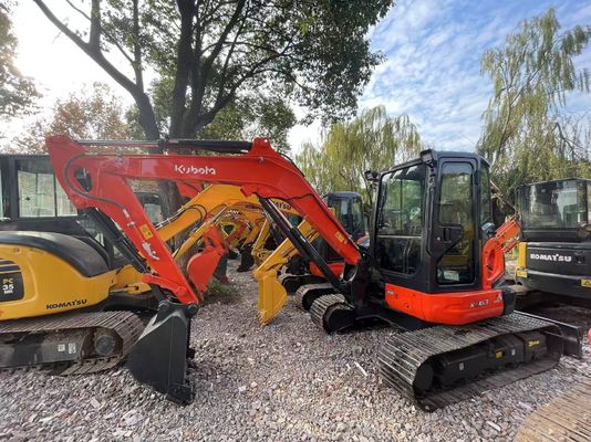 إعادة طلاء اللون المستخدم Kubota KX163-5 الحفرة الزحفية المصغرة في حالة ممتازة/حفرة Kubota مع محرك EPA وذراع التأرجح
