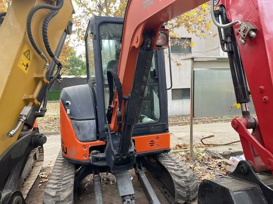 اليابان الأصلية استخدمت حفرة هيتاشي ZX35U-5N مصغرة في حالة ممتازة / استخدمت حفرة اليابانية مصغرة مع ذراع سوينغ ومحرك EPA