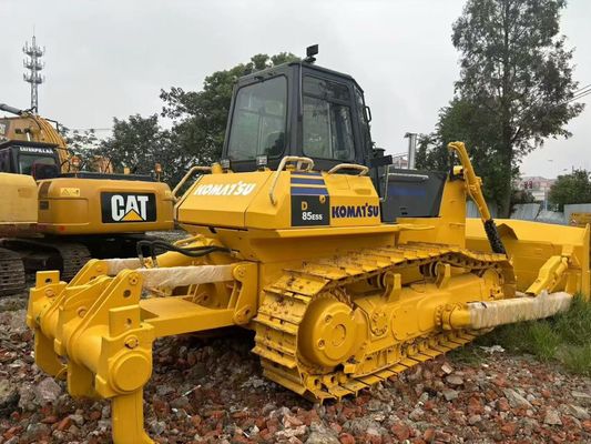D85ESS-2 الزاحف كوماتسو الجرافة المستخدمة مع الهيدروليكي ريبر بيع في آسيا