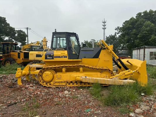 D85ESS-2 الزاحف كوماتسو الجرافة المستخدمة مع الهيدروليكي ريبر بيع في آسيا