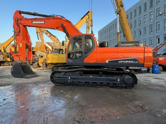إعادة طلاء اللون المستخدمة دوسان DX340LC-9C الحفر الزحف في حالة ممتازة