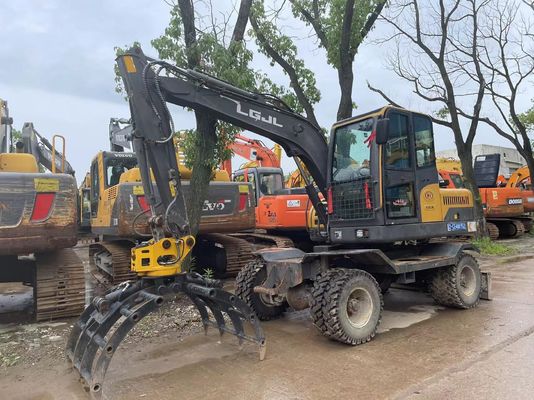 2018 سنة مستعملة SDLH LG670BM محفر عجلات مع مشبك هيدروليكي