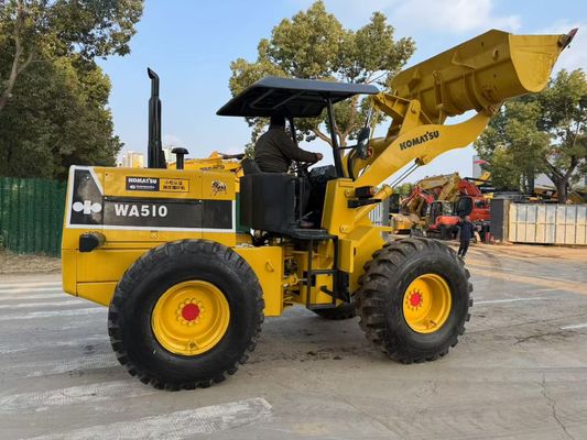 أصل اليابانية مستعملة كوماتسو WA510 محمولات عجلات صغيرة تعمل في حالة جيدة