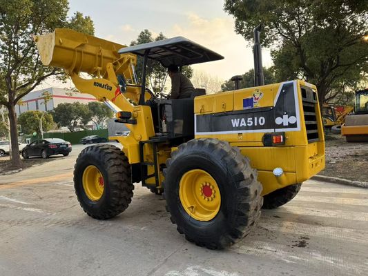 أصل اليابانية مستعملة كوماتسو WA510 محمولات عجلات صغيرة تعمل في حالة جيدة