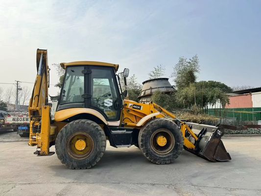 المملكة المتحدة الأصلية المستخدمة JCB 4CX محمول الحفر مع أربعة في دلو واحد / JCB مستعمل محمول الحفر الساخن
