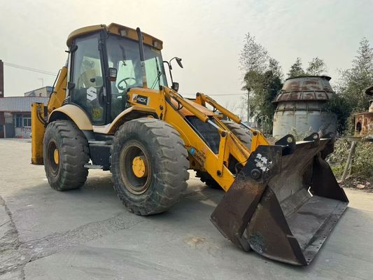 المملكة المتحدة الأصلية المستخدمة JCB 4CX محمول الحفر مع أربعة في دلو واحد / JCB مستعمل محمول الحفر الساخن