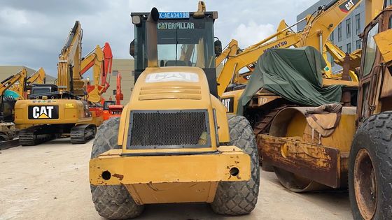 اللون الأصلي المستخدم كاتربيلر CS-683E طبل واحد على الطريق في حالة ممتازة