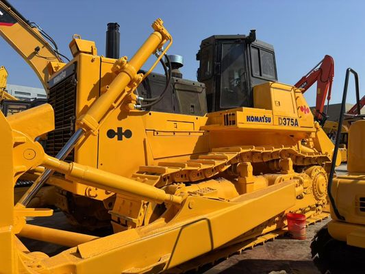 الجرافة الأصلية اليابانية المستخدمة كوماتسو D375A مع مزق هيدروليكي