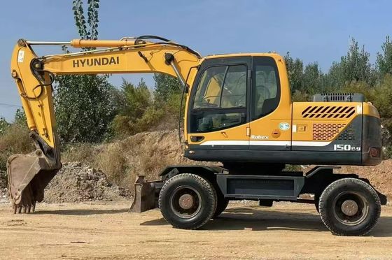 هيونداي R150W-9 حفرة عجلات مستعملة 2015 دقة عالية للبناء